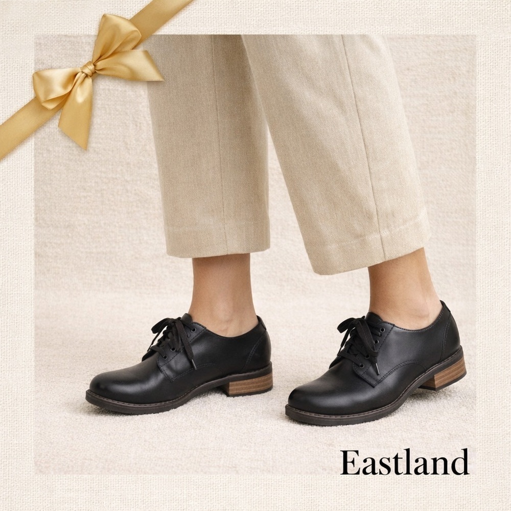 Eastland Trish Oxford Black Shoes Size 9M